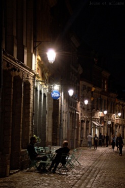 Rues de Lille de nuit