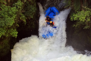 Okere Falls en rafting, Nouvelle-Zélande