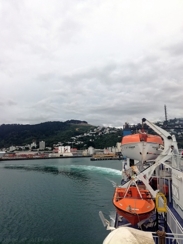 Vue sur Wellington depuis le ferry