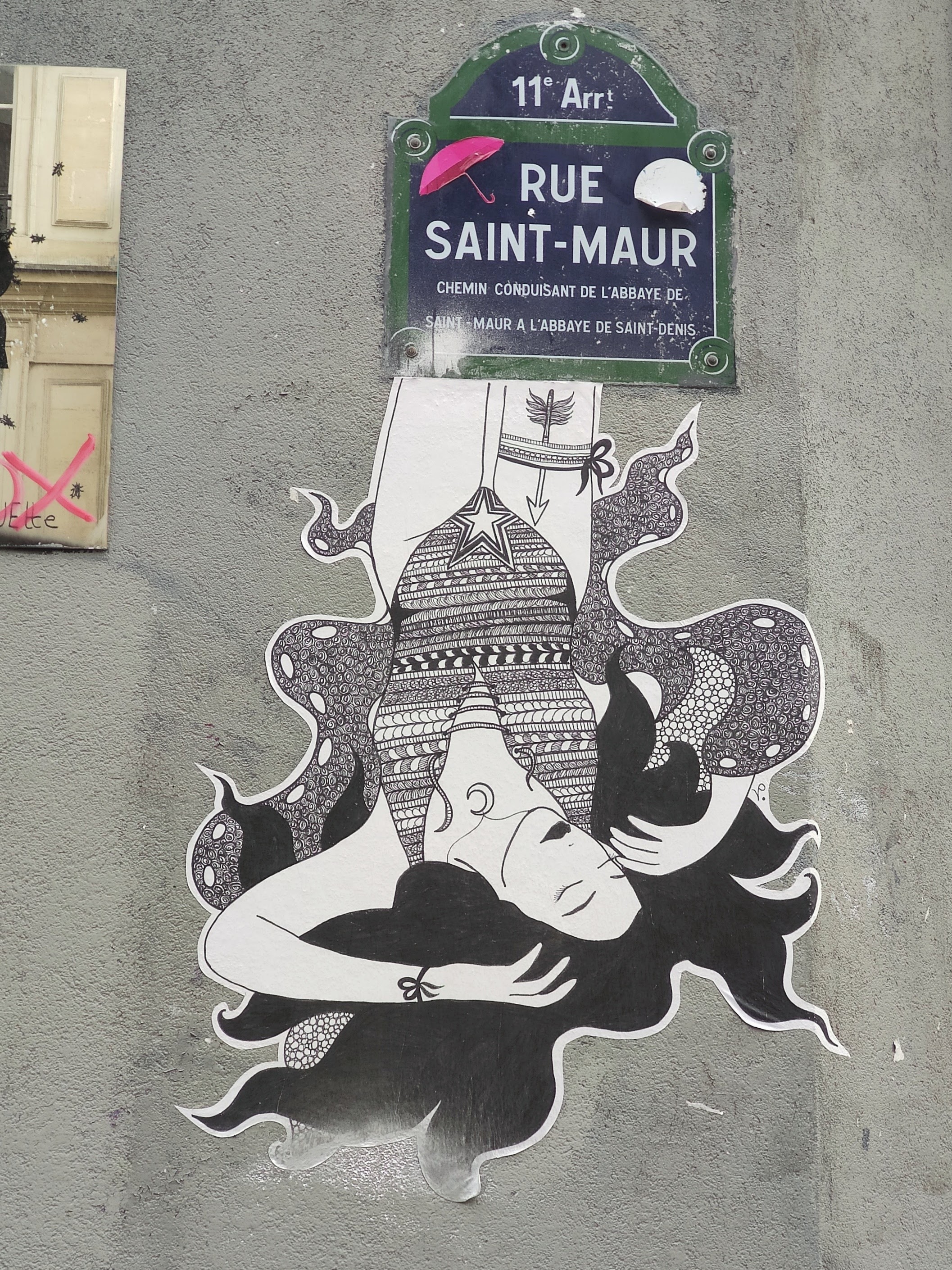 Streetart, Les poulpeuses, Paris 11